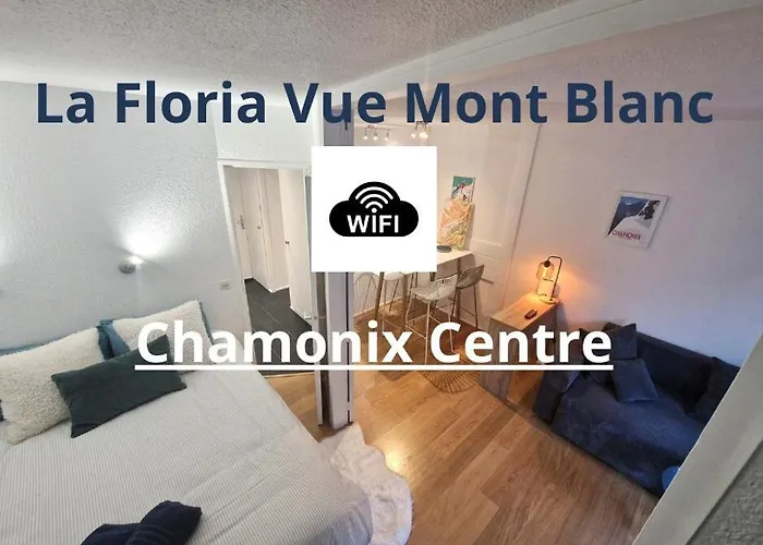 La Floria, Vue Mont Blanc Chamonix
